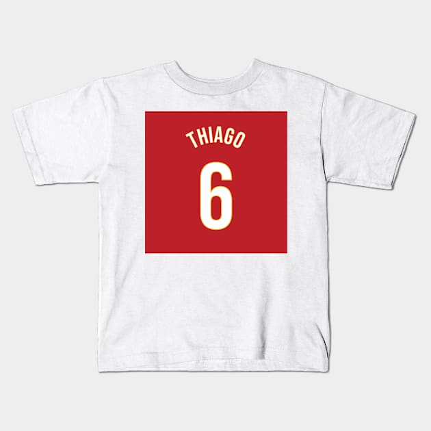 Thiago 6 Home Kit - 22/23 Season Kids T-Shirt by GotchaFace